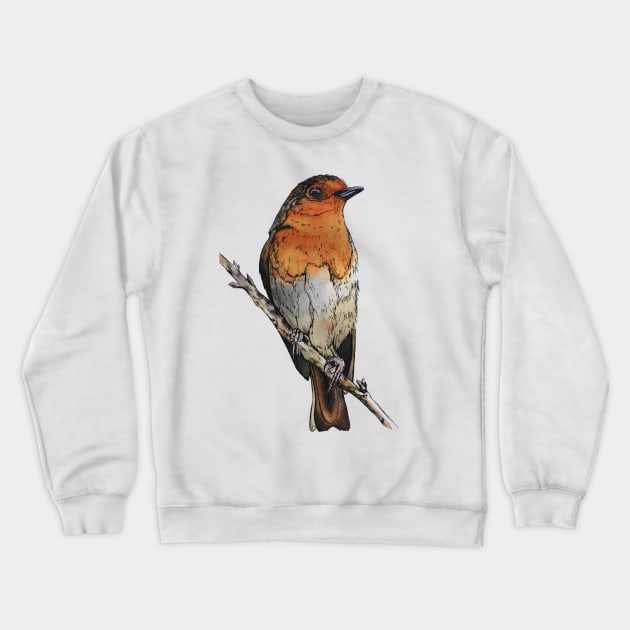 Little Robin Crewneck Sweatshirt by Irsaervin